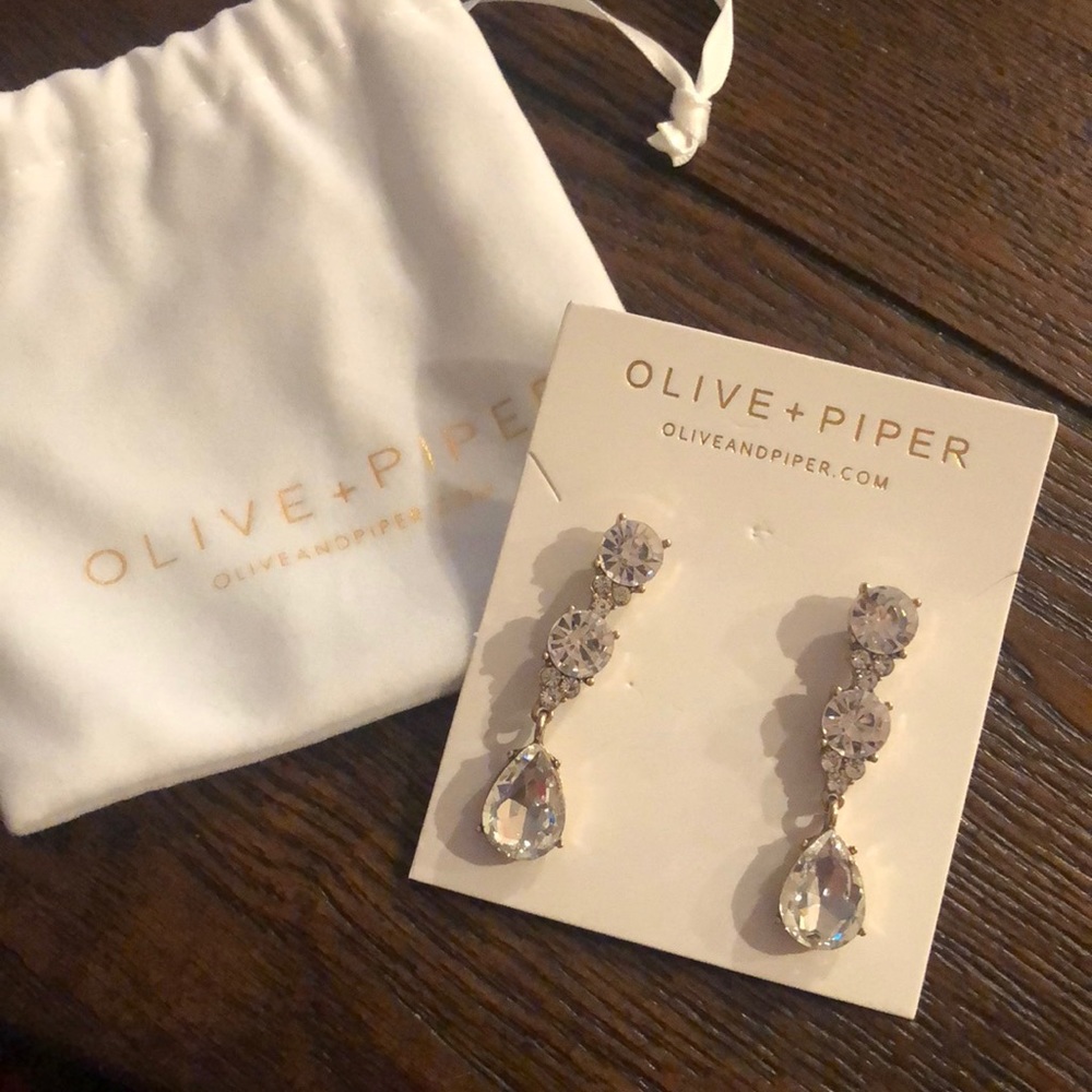 Olive and piper drop earrings
